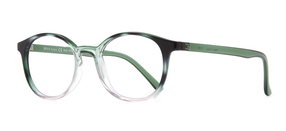 BENX FANTASIA BXFNTS 1309-C.03 Optik Genç Kadın Yuvarlak Çerçeveli Grilamid (TR90) - 2