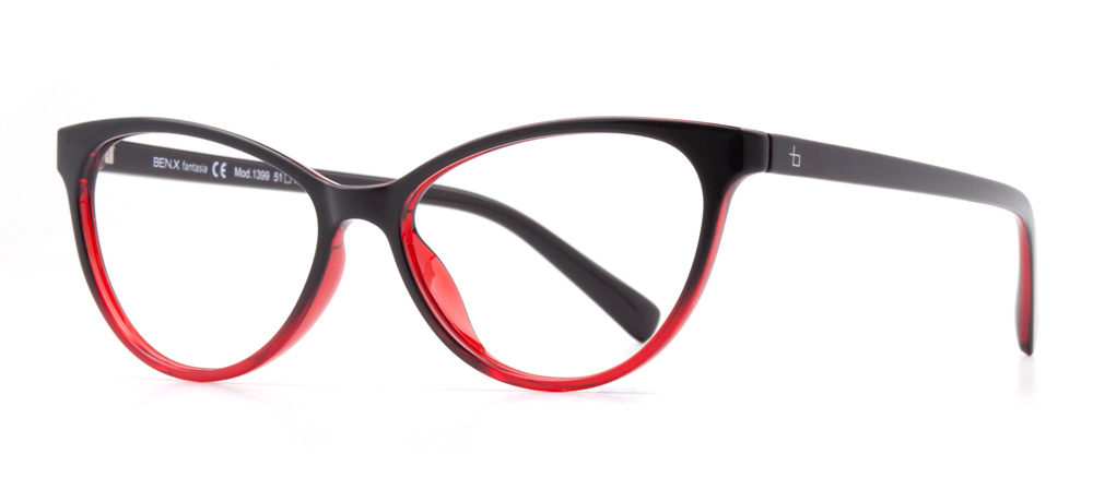 BENX FANTASIA BXFNTS 1399-C.01 Optik Genç Kadın Çekik Çerçeveli Grilamid (TR90) - 2