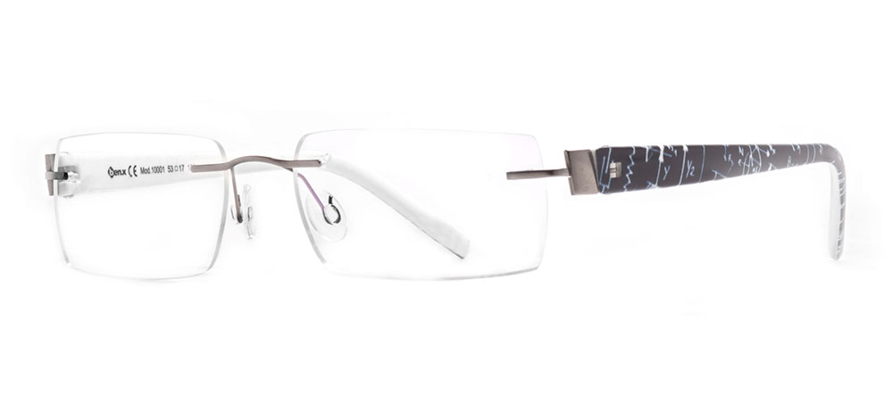BENX FANTASIA BXFST 10001-D97 Optik Genç,Yetişkin Erkek,Kadın,Unisex Köşeli Çerçevesiz Grilamid (TR90) - 2