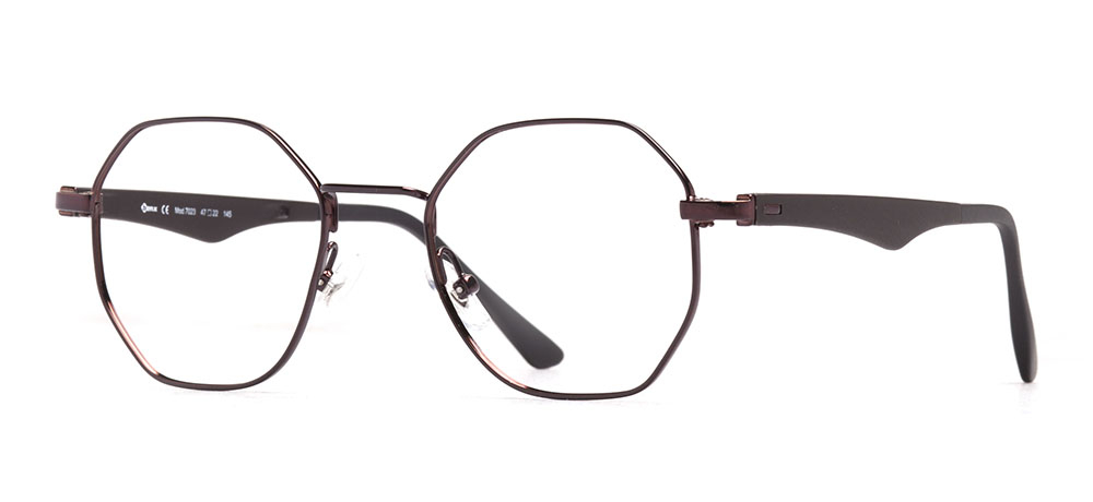 BENX FANTASIA BXMTL 7023.47-C.30 Optik Genç Erkek,Kadın,Unisex Geometrik Çerçeveli Metal - 2
