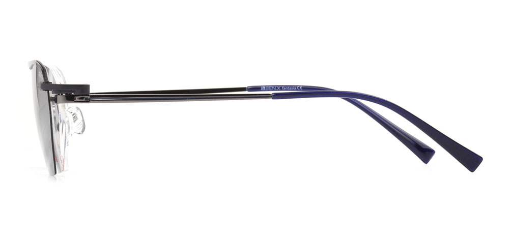 BENX FANTASIA BXMTL 7605-C.04 Optik Genç Erkek,Kadın,Unisex Köşeli Çerçeveli Metal - 3