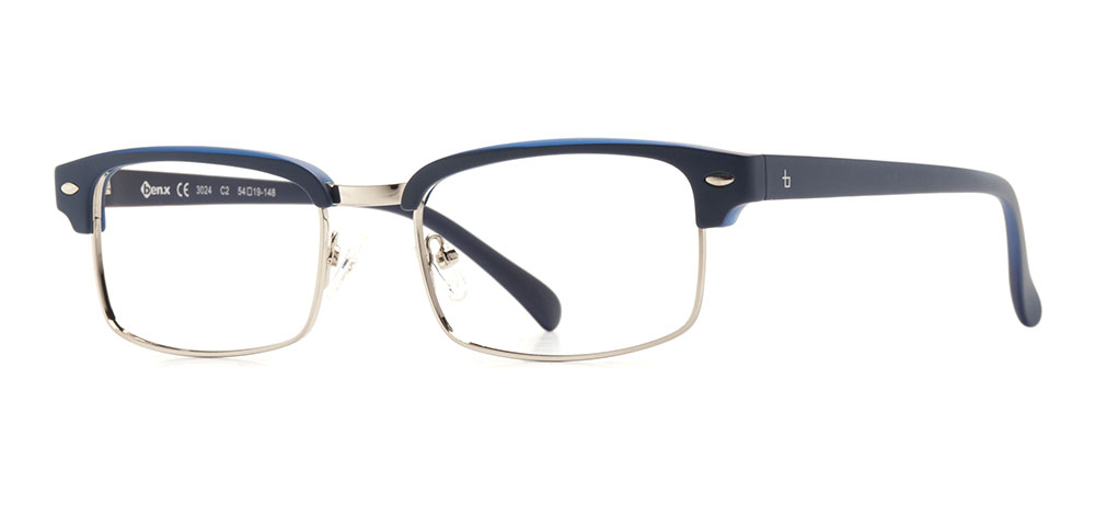 BENX FANTASIA BXTR90 3024-C02 Optik Genç Erkek Köşeli Çerçeveli Grilamid (TR90) - 2