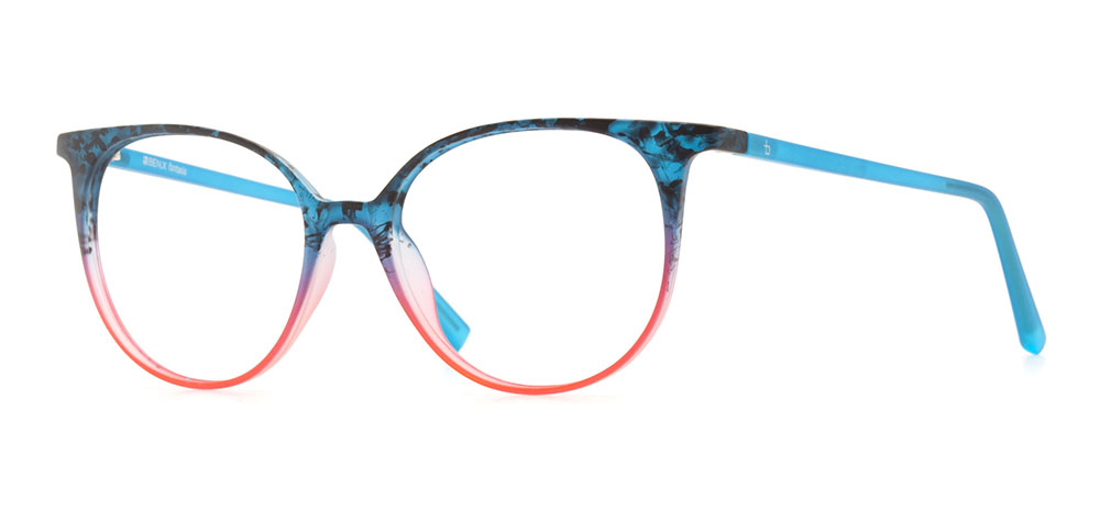 BENX FANTASIA BXTR90 3306-C03 Optik Genç Kadın Oval Çerçeveli Grilamid TR90 - 2