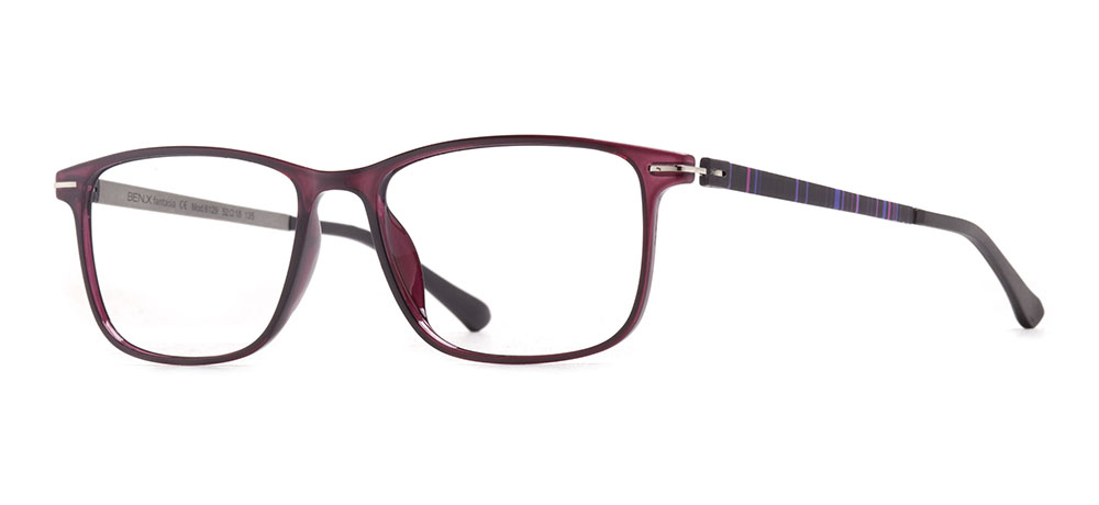 BENX FANTASIA BXTR90 6129-C1 Optik Genç Erkek Köşeli Çerçeveli Grilamid TR90 - 2