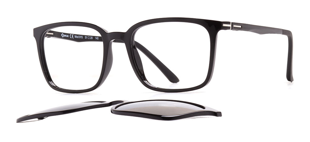 BENX FANTASIA BXTR90 915-06 Optik,Güneş Genç,Yetişkin Erkek Köşeli Çerçeveli Ultem - 2
