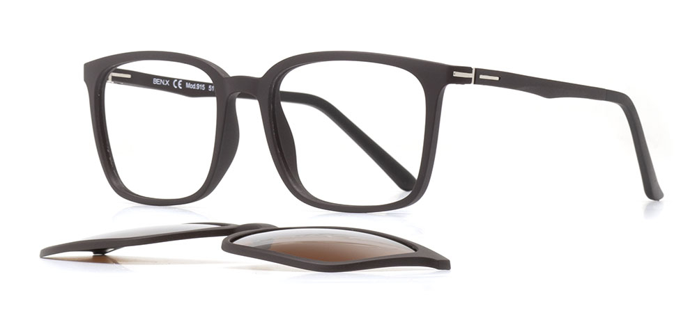 BENX FANTASIA BXTR90 915-M119 Optik,Güneş Genç,Yetişkin Erkek,Kadın,Unisex Köşeli Çerçeveli Ultem - 2