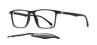 BENX CLIP ON BXTR90 934-M06 Optik,Güneş Genç Erkek Köşeli Çerçeveli Grilamid (TR90) - BENX CLIP ON (1)