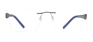 BENX PREMIUM BXFST 10007-C.02 Optik Yetişkin Erkek,Kadın,Unisex Köşeli Çerçevesiz Grilamid TR90 
