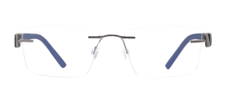 BENX PREMIUM BXFST 10009-C.02 Optik Genç,Yetişkin Erkek Köşeli Çerçevesiz Grilamid TR90 