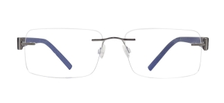BENX PREMIUM BXFST 10010-C.02 Optik Genç,Yetişkin Erkek,Kadın,Unisex Köşeli Çerçevesiz Titanyum 