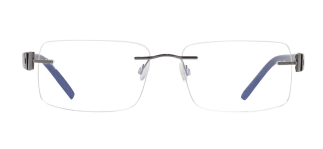 BENX PREMIUM BXFST 10010-C.03 Optik Genç,Yetişkin Erkek,Kadın,Unisex Köşeli Çerçevesiz Titanyum 