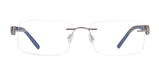 BENX PREMIUM BXFST 10010-C.04 Optik Genç,Yetişkin Erkek,Kadın,Unisex Köşeli Çerçevesiz Titanyum 
