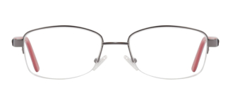 BENX PREMIUM BXMTL 7121.53-C.02 Optik Genç Kadın Köşeli Yarım Çerçeveli Metal 