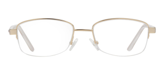 BENX PREMIUM BXMTL 7121.53-C.03 Optik Genç Kadın Köşeli Yarım Çerçeveli Metal 