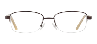 BENX PREMIUM BXMTL 7121.53-C.30 Optik Genç Kadın Köşeli Yarım Çerçeveli Metal 