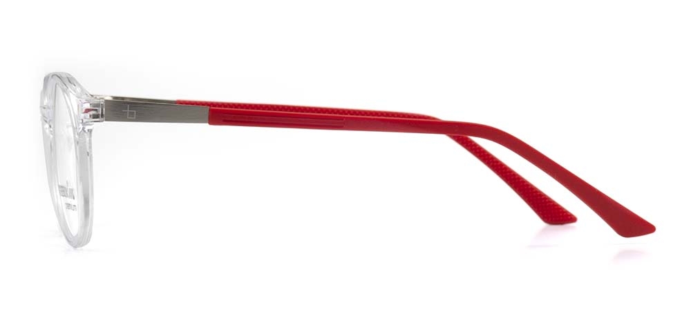 BENX PREMIUM BXPRM 1711-01 Optik Çocuk Erkek,Kadın,Unisex Oval Çerçeveli Grilamid (TR90) - 3