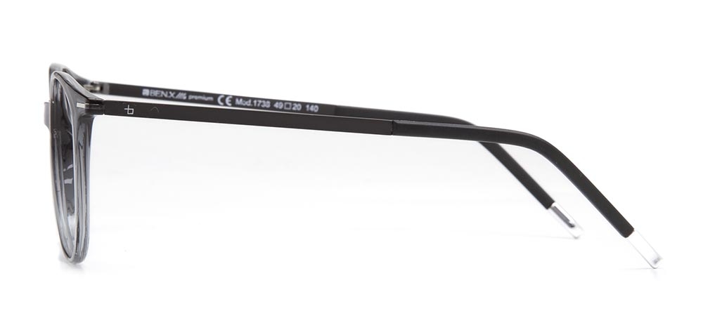 BENX PREMIUM BXPRM 1738-05 Optik Genç Erkek,Kadın,Unisex Oval Çerçeveli Grilamid TR90 - 3