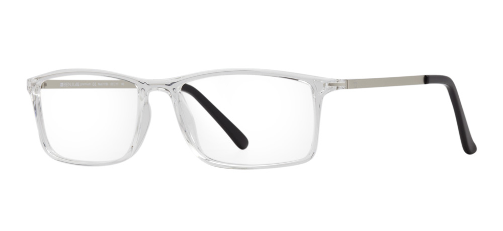 BENX PREMIUM BXPRM 1739-01 Optik Genç Erkek Köşeli Çerçeveli Grilamid TR90 - 2