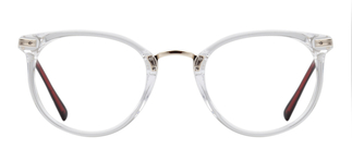 BENX PREMIUM BXPRM 1787-01 Optik Genç Kadın Oval Çerçeveli Grilamid (TR90) 