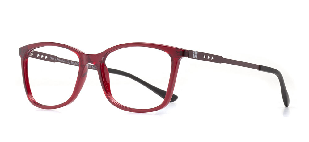 BENX PREMIUM BXPRM 5281-15 Optik Genç Kadın Köşeli Çerçeveli Grilamid (TR90) - 2