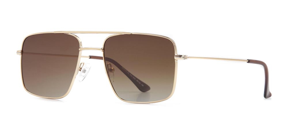 BENX SUNGLASSES BXGÜNŞ 8002.56-C.14 Güneş Genç Erkek Köşeli Çerçeveli Metal Polarize - 2