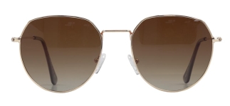BENX SUNGLASSES BXGÜNŞ 8009.51-C.14 Güneş Genç Kadın Geometrik Çerçeveli Metal Polarize 