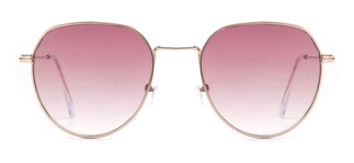 BENX SUNGLASSES BXGÜNŞ 8009.51-C.16 AC Güneş Genç Kadın Geometrik Çerçeveli Metal UV400 