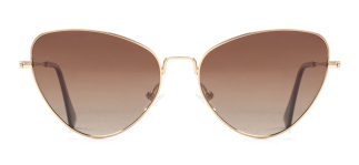 BENX SUNGLASSES BXGÜNŞ 8015.54-C.14 Güneş Genç Kadın Köşeli Çerçeveli Metal Polarize 