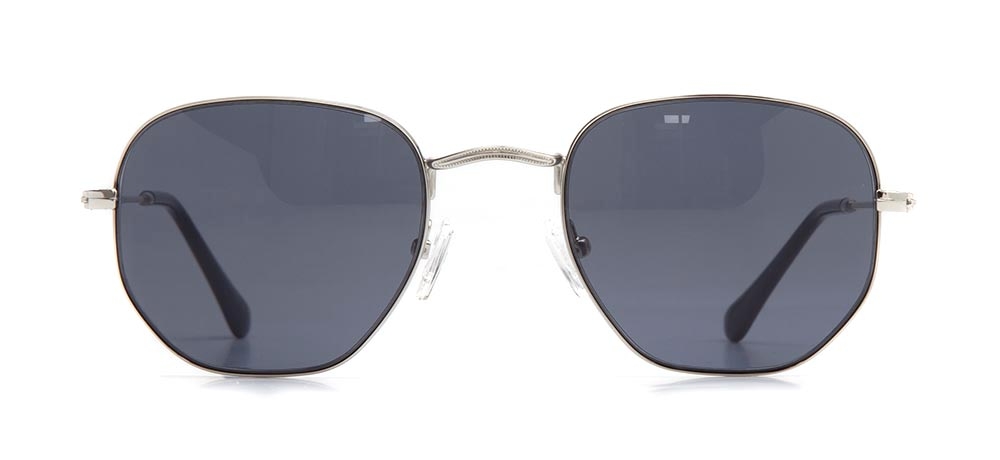 BENX SUNGLASSES BXGÜNŞ 8055.50-01 AC Güneş Genç Erkek,Kadın,Unisex Köşeli Çerçeveli Metal UV400 - 1