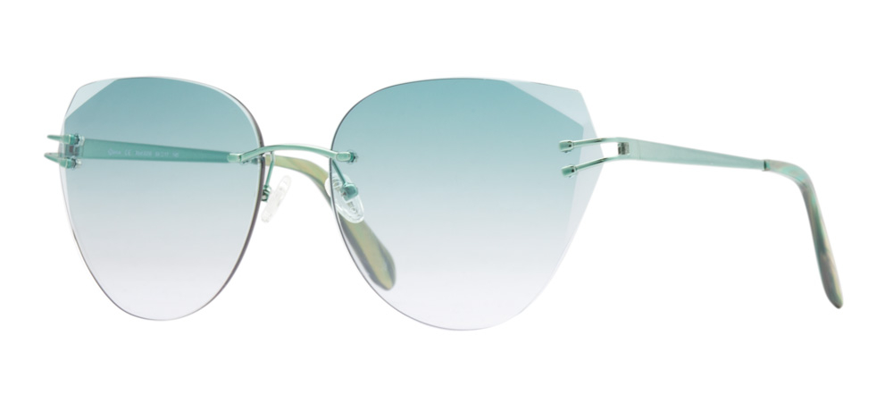BENX SUNGLASSES BXGÜNŞ 8206-C.04 Güneş Genç Kadın Geometrik Çerçevesiz Metal UV400 - 2