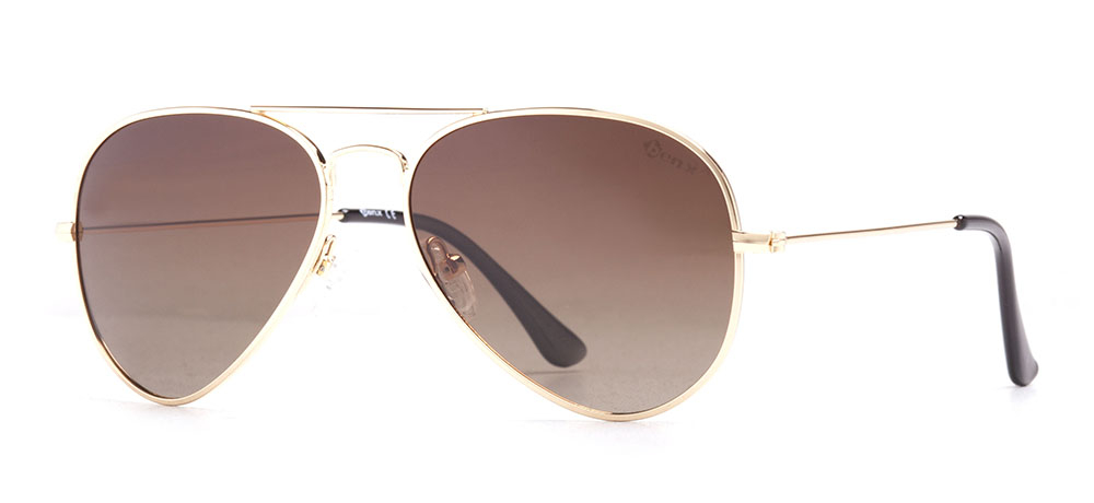 BENX SUNGLASSES BXGÜNŞ ITH 8001.54-C.08 Güneş Genç Erkek,Kadın,Unisex Damla Çerçeveli Metal Polarize - 2