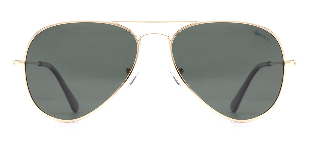 BENX SUNGLASSES BXGÜNŞ ITH 8001.56-C.06 Güneş Genç Erkek,Kadın,Unisex Damla Çerçeveli Metal Polarize - 1