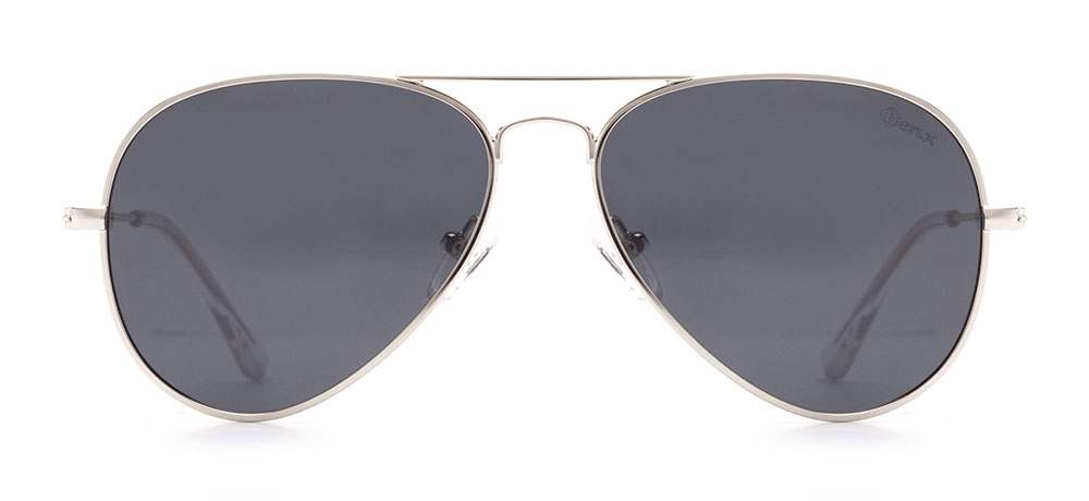 BENX SUNGLASSES BXGÜNŞ ITH 8001.56-C.08 Güneş Genç Erkek,Kadın,Unisex Damla Çerçeveli Metal Polarize - 1