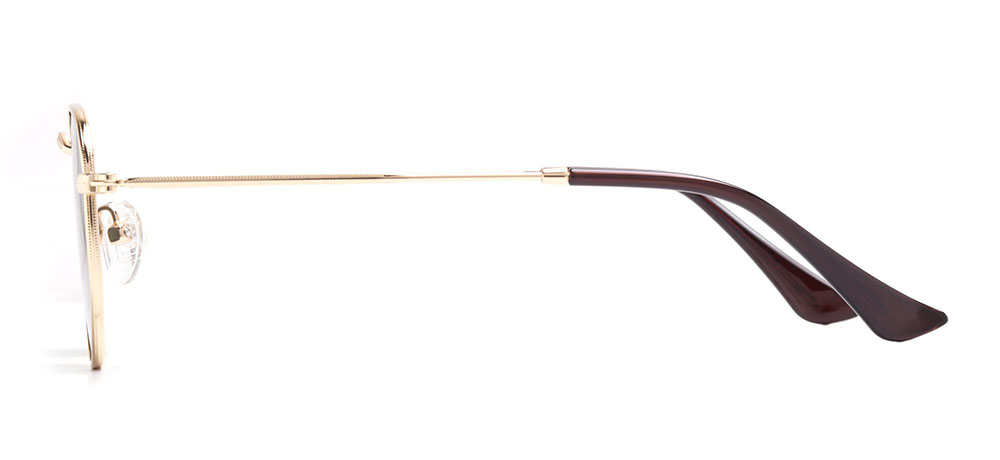 BENX SUNGLASSES BXGÜNŞ ITH 8005.48-C.05 Güneş Genç Erkek,Kadın,Unisex Damla Çerçeveli Metal Polarize - 3
