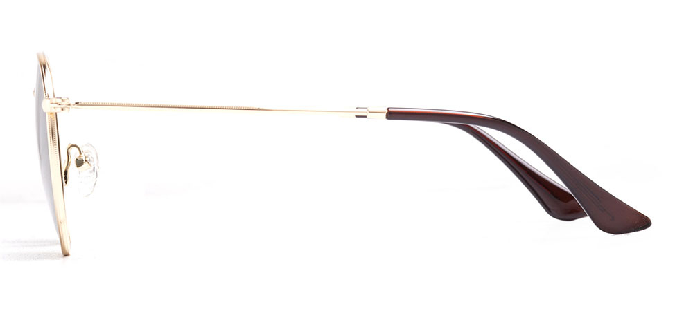 BENX SUNGLASSES BXGÜNŞ ITH 8006.48-C.07 Güneş Genç Erkek,Kadın,Unisex Yuvarlak Çerçeveli Metal Polarize - 3
