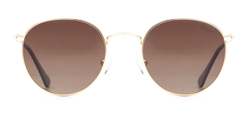 BENX SUNGLASSES BXGÜNŞ ITH 8006.48-C.08 Güneş Genç Erkek,Kadın,Unisex Yuvarlak Çerçeveli Metal Polarize - 1