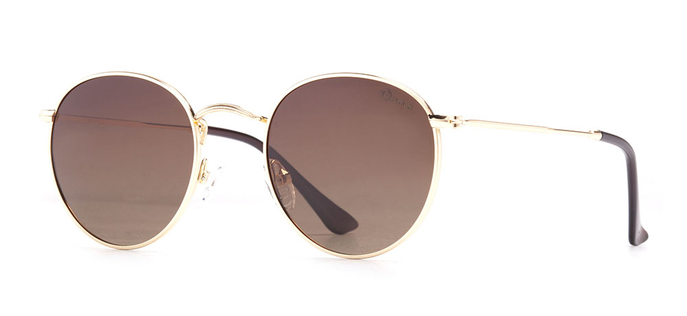 BENX SUNGLASSES BXGÜNŞ ITH 8006.48-C.08 Güneş Genç Erkek,Kadın,Unisex Yuvarlak Çerçeveli Metal Polarize - 2
