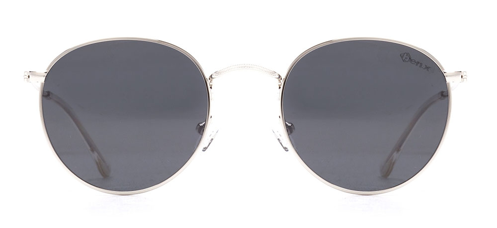 BENX SUNGLASSES BXGÜNŞ ITH 8006.48-C.09 Güneş Genç Erkek,Kadın,Unisex Yuvarlak Çerçeveli Metal Polarize - 1