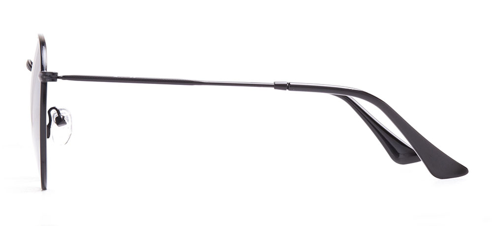 BENX SUNGLASSES BXGÜNŞ ITH 8006.52-C.02 Güneş Genç Erkek,Kadın,Unisex Yuvarlak Çerçeveli Metal Polarize - 3