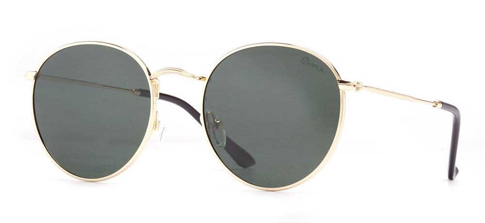 BENX SUNGLASSES BXGÜNŞ ITH 8006.52-C.07 Güneş Genç Erkek,Kadın,Unisex Yuvarlak Çerçeveli Metal Polarize - 2