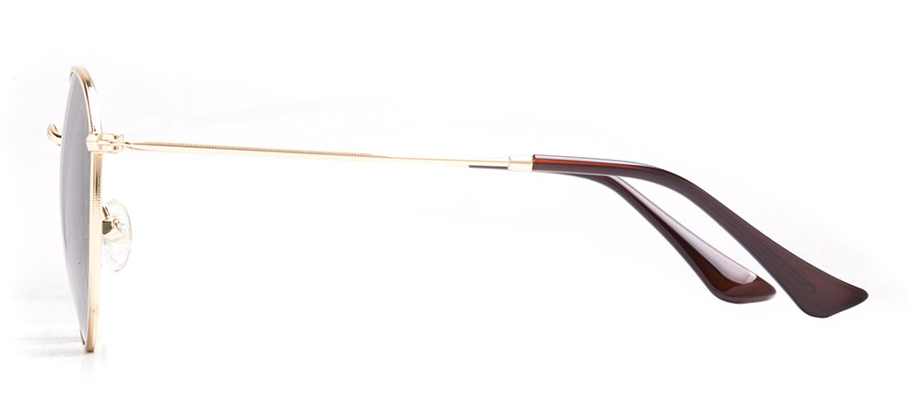 BENX SUNGLASSES BXGÜNŞ ITH 8006.52-C.07 Güneş Genç Erkek,Kadın,Unisex Yuvarlak Çerçeveli Metal Polarize - 3