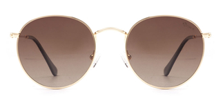 BENX SUNGLASSES BXGÜNŞ ITH 8006.52-C.08 Güneş Genç Erkek,Kadın,Unisex Yuvarlak Çerçeveli Metal Polarize 