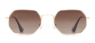 BENX SUNGLASSES BXGÜNŞ ITH 8011.52-C.04 Güneş Genç Erkek,Kadın,Unisex Geometrik Çerçeveli Metal Polarize 