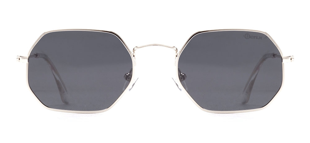 BENX SUNGLASSES BXGÜNŞ ITH 8011.52-C.05 Güneş Genç Erkek,Kadın,Unisex Geometrik Çerçeveli Metal Polarize - 1