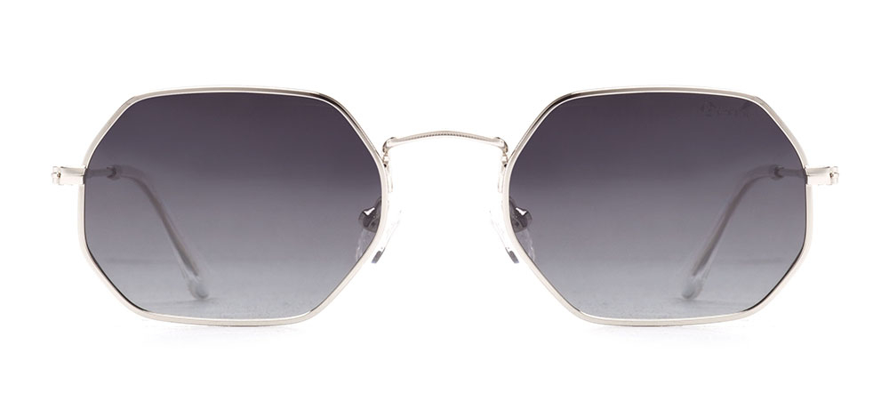 BENX SUNGLASSES BXGÜNŞ ITH 8011.52-C.06 Güneş Genç Erkek,Kadın,Unisex Geometrik Çerçeveli Metal Polarize - 1