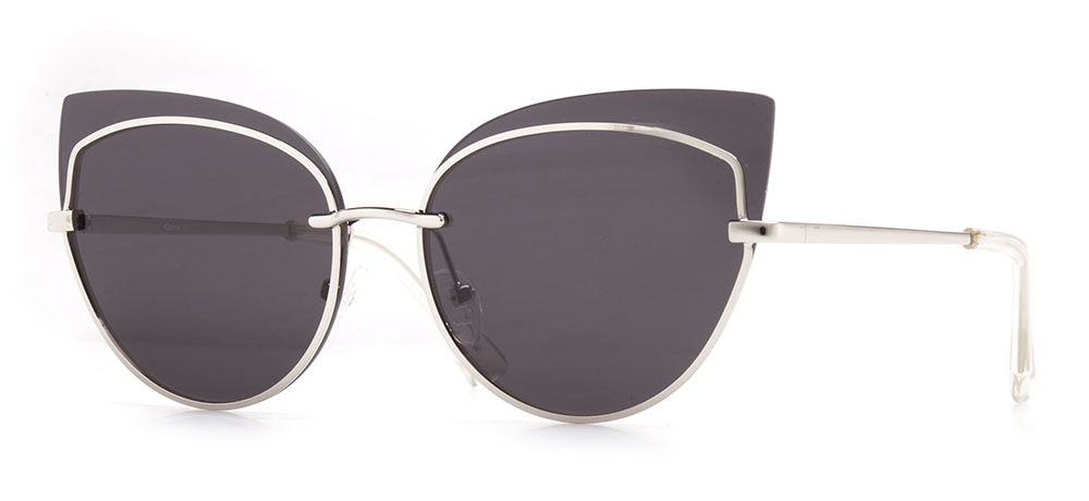 BENX SUNGLASSES BXGÜNŞ ITH 8601.62-C.01 Güneş Genç Kadın Köşeli Çerçeveli Metal Polarize - 2