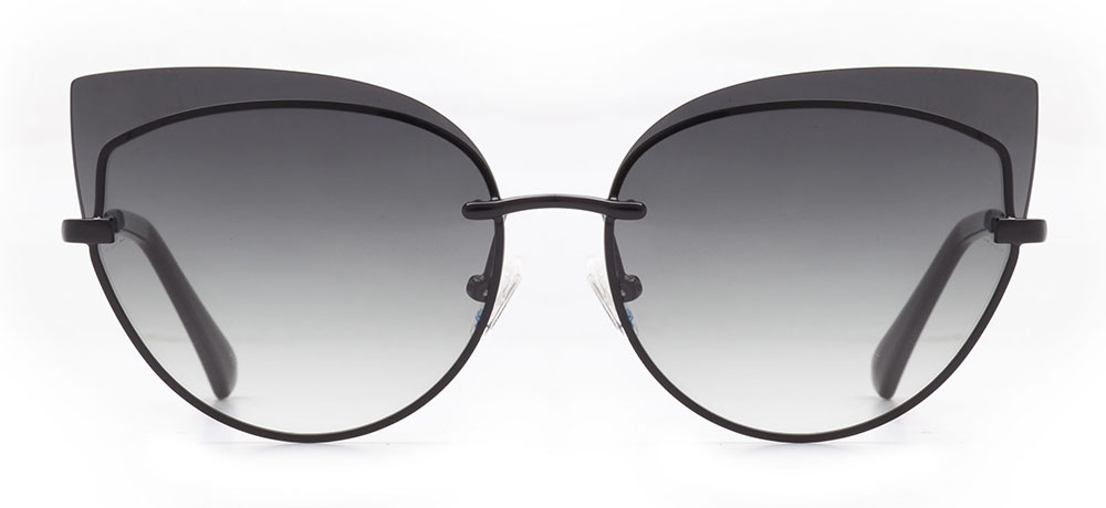 BENX SUNGLASSES BXGÜNŞ ITH 8601.62-C.03 Güneş Genç Kadın Köşeli Çerçeveli Metal Polarize - 1