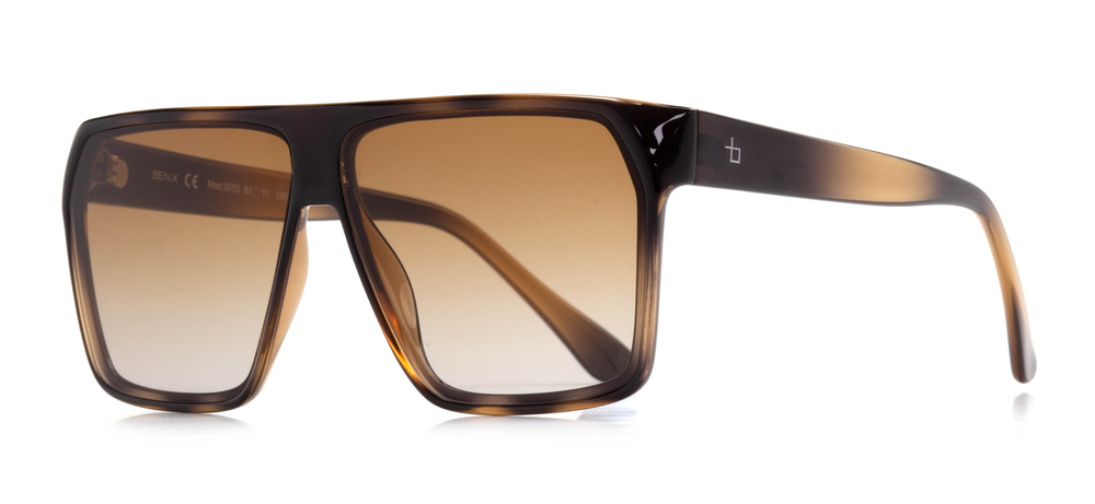 BENX SUNGLASSES BXGÜNŞ9055-DM05 Güneş Genç Erkek,Kadın,Unisex Köşeli Çerçeveli Grilamid (TR90) UV400 - 2