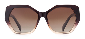 BENX SUNGLASSES BXGÜNŞ9239-C.17 Güneş Genç Kadın Geometrik Çerçeveli Grilamid (TR90) Polarize 