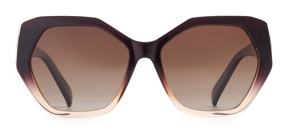BENX SUNGLASSES BXGÜNŞ9239-C.17 Güneş Genç Kadın Geometrik Çerçeveli Grilamid (TR90) Polarize - 1